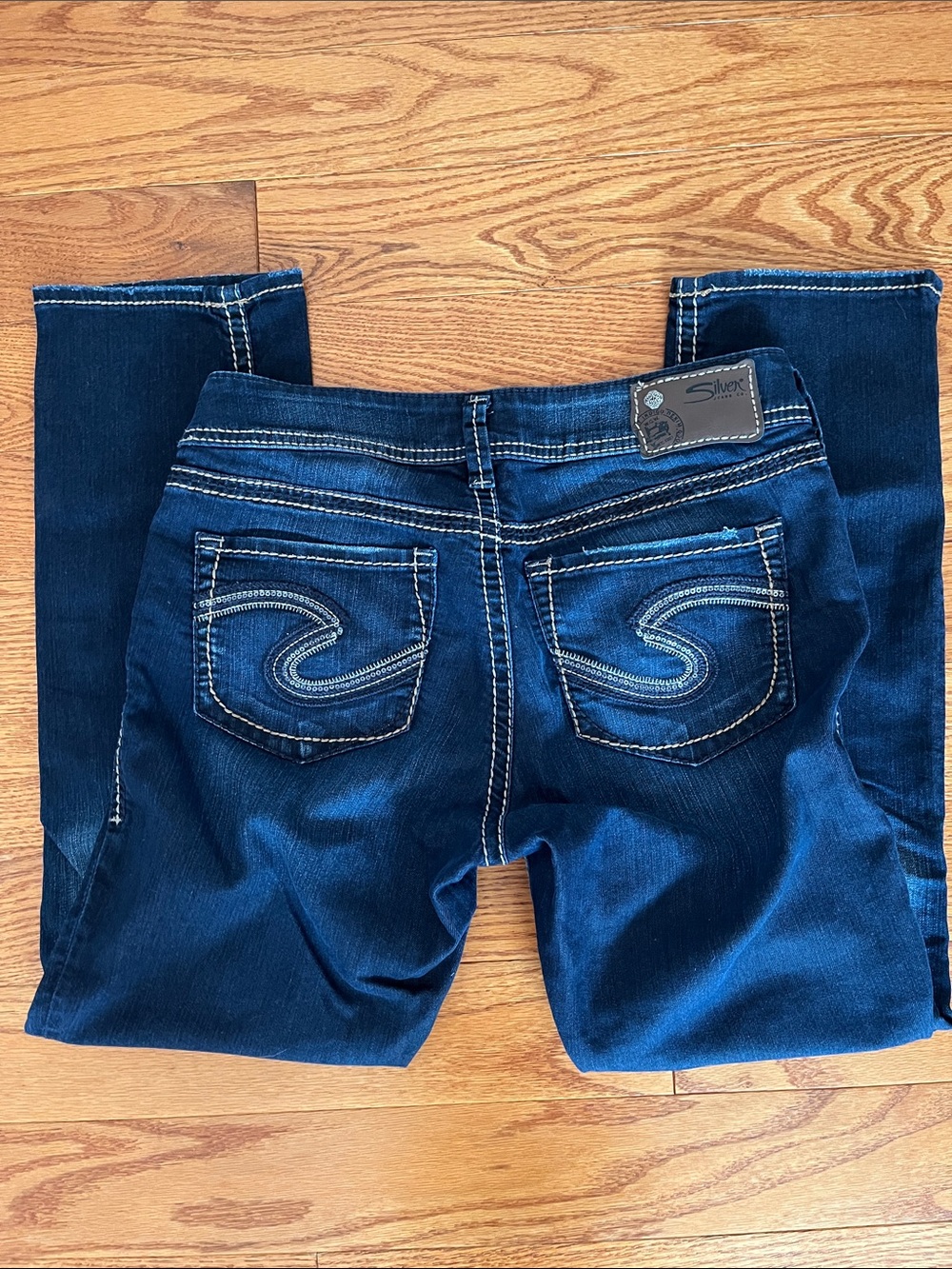 Silver Jeans Skinny Dark Blue Stretch Denim - Picture 3 of 15